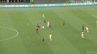 「1人だけ異次元」鎌田大地、衝撃“トリプルタックル”でブラジル代表を次々粉砕「潰す気満々」「これがプレミアリーグ」圧巻3連続プレスの一部始終