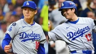 完投の山本由伸に…大谷翔平が示した“敬意”　満面の笑みでとった行動、捉えられた1枚