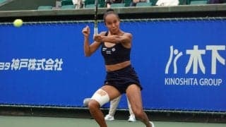 世界27位フェルナンデス 快勝で8強入り「自分を信じることができた」[木下グループジャパンオープン]