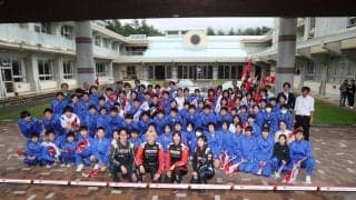 全日本ラリー高山：開催を前に高山市立久々野中学校でラリー特別授業を実施