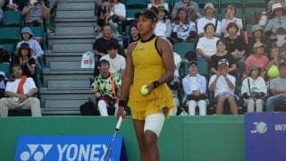 大坂なおみ 左脚負傷のため準々決勝を棄権…2回戦終盤で痛める[木下グループジャパンオープン]