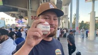 大谷翔平HRで起きた“奇跡”　レジェンド左腕と同姓同名のファンがゲット「アメージング」