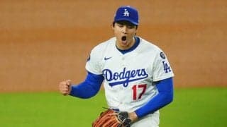 大谷翔平が奪三振ショー　7回途中10K無失点降板にファン総立ち、勝てばWS進出…2HRの大暴れ