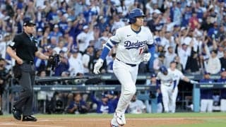 球場騒然！ 大谷翔平に「お手上げやん」 爆速先頭弾で“まさかの光景”→相手野手陣が“確信”動かない「追う必要ない」