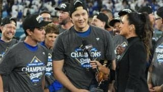 大谷翔平、二刀流MVPに「最高」　「野球面白いと思ってくれたら」