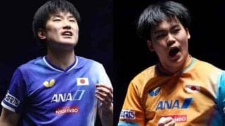 張本智和が認めた“世界王者撃破”の18歳・松島輝空の進化　全日本王者は「ポテンシャルの証明」トップ10浮上にも期待