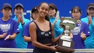 フェルナンデスが今季ツアー2度目の優勝！18歳の新鋭をフルセットで撃破「努力が実を結んで幸せ」[木下グループジャパンオープン]