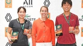  渡邉栞太と駒田唯衣、全仏Jr出場決定 