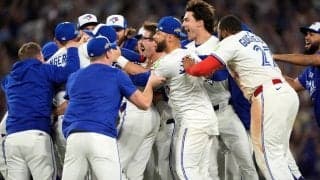 Bジェイズ、劇的逆転でWS進出　ドジャースと対戦…マリナーズは悲願ならず最終戦で涙