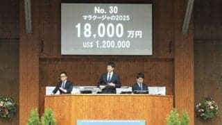 【ミックスセール2025】キタサンブラック産駒良血馬に1億8000万円