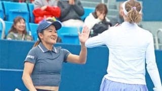  青山修子ペア 第2シードに快勝で8強 