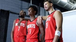 平均身長は209センチ…ロケッツがサンダーとの開幕戦で“ビッグラインナップ”を先発起用