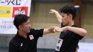 令和7年度全国中学生選抜の第一次強化合宿を実施。川合俊一会長も激励に