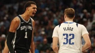 40得点15リバウンド3ブロックの大暴れ…ウェンバンヤマがスパーズの開幕戦歴代最多得点を更新