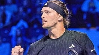  ズベレフ 今季4人目のマッチ50勝 