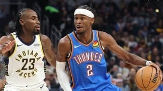 NBA史上初の開幕2戦連続で2度の延長…王者サンダーがペイサーズとの激戦を制して2連勝