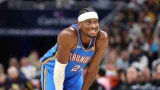 サンダーのSGAがペイサーズ戦で自己最多55得点…開幕2試合で90得点超えはNBA史上4人目