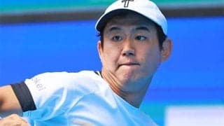  西岡良仁 ストレート勝ちで4強 