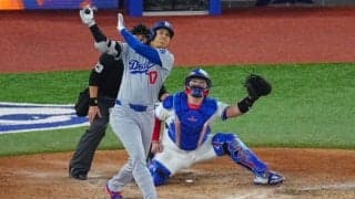 大谷翔平、WS初HR　松井秀喜以来の快挙、PS通算9号で日本人最多へあと1…反撃2ランに敵地騒然