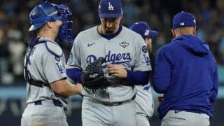 ドジャース、衝撃の“崩壊”…エース左腕スネルの降板から1回9失点を生んだ継投策に米記者たちが嘆き「ブルペンにとって悪夢だ」