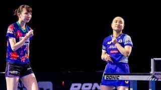 黄金世代ペア復活！みまひな「予選から戦えて良かった」第1シード張本・橋本組との日本勢対決を制してベスト8進出【卓球 WTTロンドン】