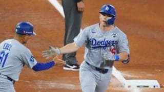 ド軍、7回に2HRで勝ち越し　スミス＆マンシーのソロに山本大喜び…苦戦のガウスマンKO