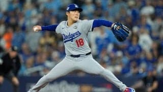 山本由伸に思わず“フッ”　マンシーは苦笑い、そして絶賛「最高だよ」「信じられない」