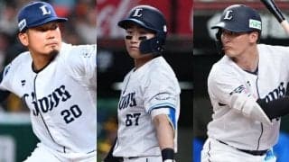 西武が3選手に戦力外通告　田村、トレードで加入2選手も…今オフ計15人、球団発表
