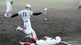 自らのエラー取り戻す、意地のサヨナラヘッスラ　智弁学園・逢坂選手