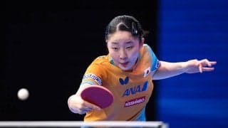 張本美和 カットマン橋本帆乃香を撃破！今季5勝目に王手かけ決勝は早田と対決【卓球 WTTロンドン】