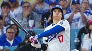 大谷翔平、2試合ぶりWS2号　ボール球を右翼席へ…CY右腕呆然、松井秀喜に並ぶPS10号