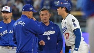大谷翔平は「大丈夫かな…」　2HR＆6出塁も“気になる仕草”にSNS「心配すぎる」