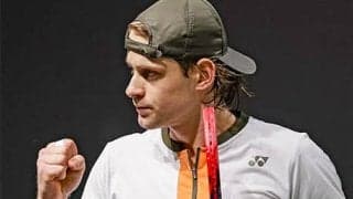  試合後にムーンウォークとラケット破壊 