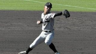 背番号「4」の快投続く　九州大会でベスト4　熊本工の堤大輔投手