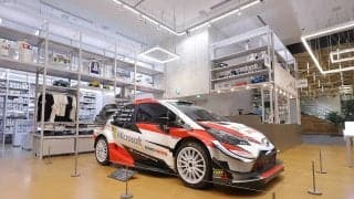 WRCジャパン：TAMIYA PLAMODEL FACTORY TOKYOでトヨタ・ヤリスWRCを展示中