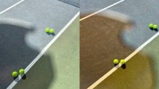  テニスボールが手に取るように見えて眼が疲れない！軍事規格のESSで差をつける 