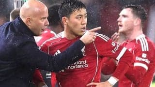 カラバオカップ敗退…止まらぬ失速、迷走するリバプール　遠藤航にも向けられる批判「エンドウの時間は終わりに近づいている」