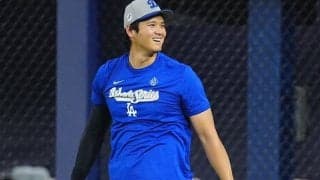 大谷翔平、敵地でBジェイズファン“煽り”　両手で耳に手を当て…最後は粋なプレゼント