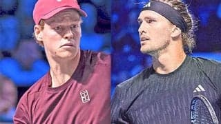  4強出揃う 準決勝でシナーvsズベレフ 