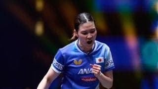 橋本帆乃香 8強入り！大藤を破ったシンガポールのエースにストレート勝利【卓球 WTTモンペリエ】