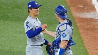 山本由伸の歓喜の直後…スミスの行動に「涙腺崩壊」　中継映像で発見「最高すぎる」