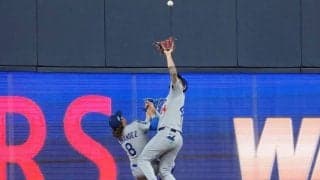 覚悟の上でキケと“激突”　由伸もマウンド上でヒヤリ…パヘス好捕を生んだ「死ぬ気」