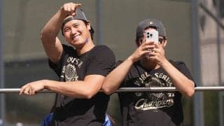 大谷翔平、山本由伸は「日本人として誇らしい」　MVPに感謝「彼なしでは来れなかった」