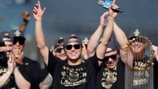 「激アツ」山本由伸“言ってない語録”公認！本人の口から名言「Losing isn’t an option」　3か国語でWS優勝スピーチ