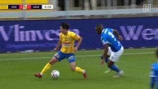 久保建英かよ！欧州1年目22歳FWの“神突破”が話題「ダントツ上手い」「5大リーグに行ってくれ」華麗なシザース＆ターンで相手を翻弄した瞬間