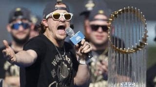 「俺たちはとんでもないダイナスティだぜ」ド軍“お祭り男”が大胆発言「やりたいことを何でもやるんだ！」優勝報告会でファン熱狂