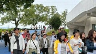 歩いて健康に、熊本市で400人が汗　Jリーグウォーキング