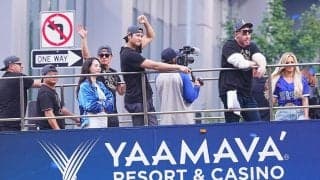 大谷翔平らとともに「結構目立ってる」　まさかの日本企業が“参加”…世界一パレードに注目