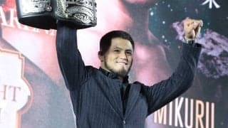 「RIZIN始まって以来」榊原信行CEOが“シェイドゥラエフ人気”に驚嘆　朝倉未来戦決定で大歓声「ファンのハートを掴み出している」