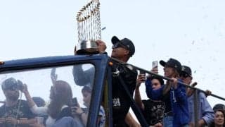 パレードから2日後も休めぬド軍ナイン　電撃訪問した場所…日本人スターと交流も